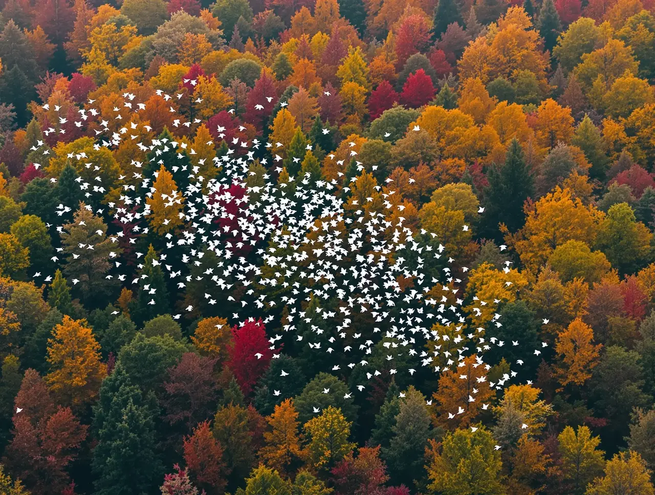 候鸟驿站：天空旅人眼中的森林版图